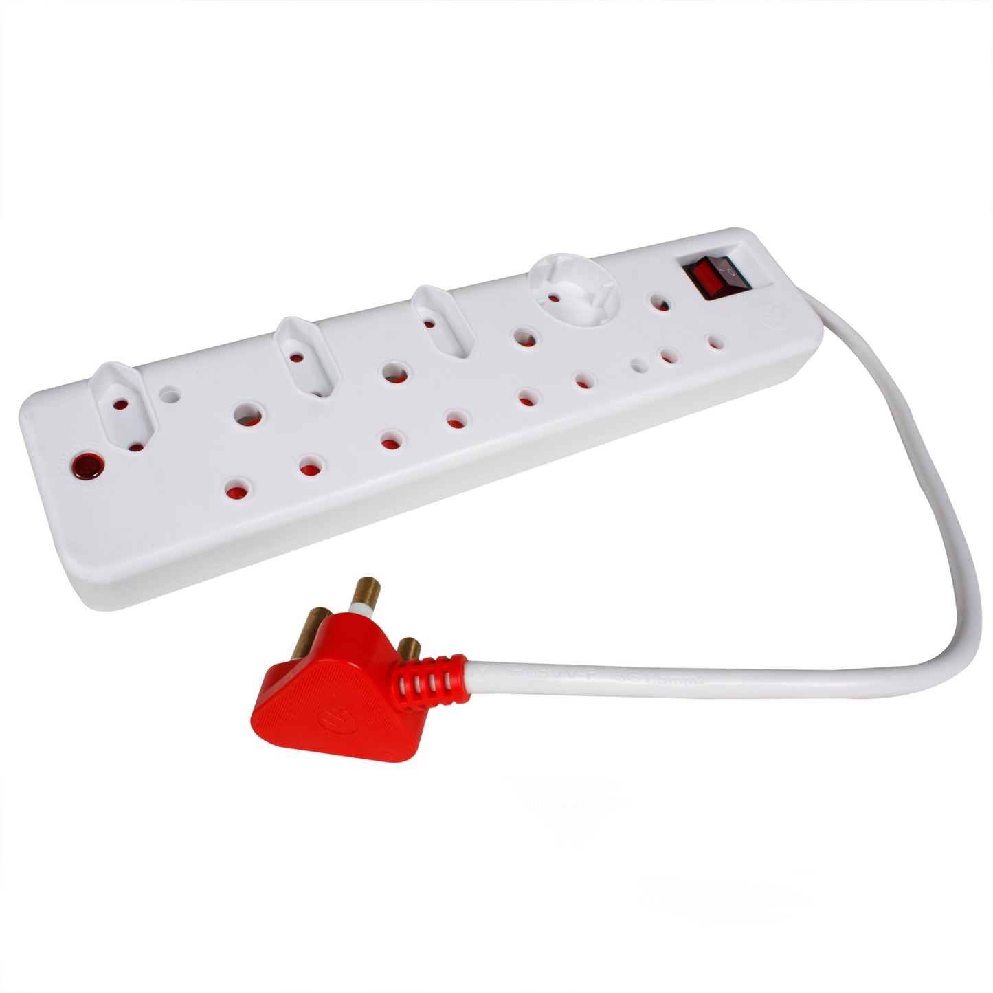 Ellies 8 Way Surge Multi Plug