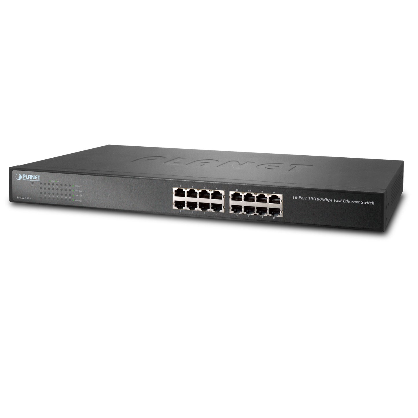 16-Port 10-100Mbps Switch