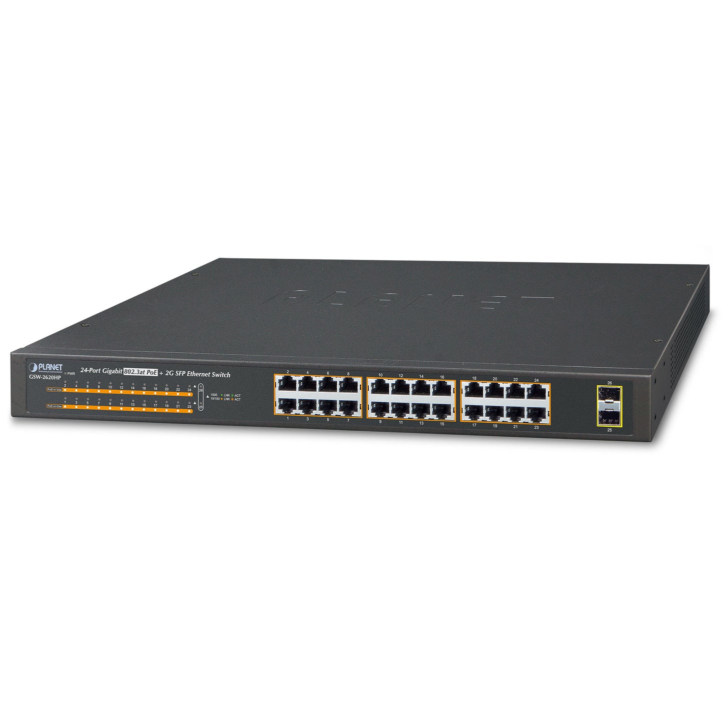 24-Port Gigabit PoE + SFP Switch