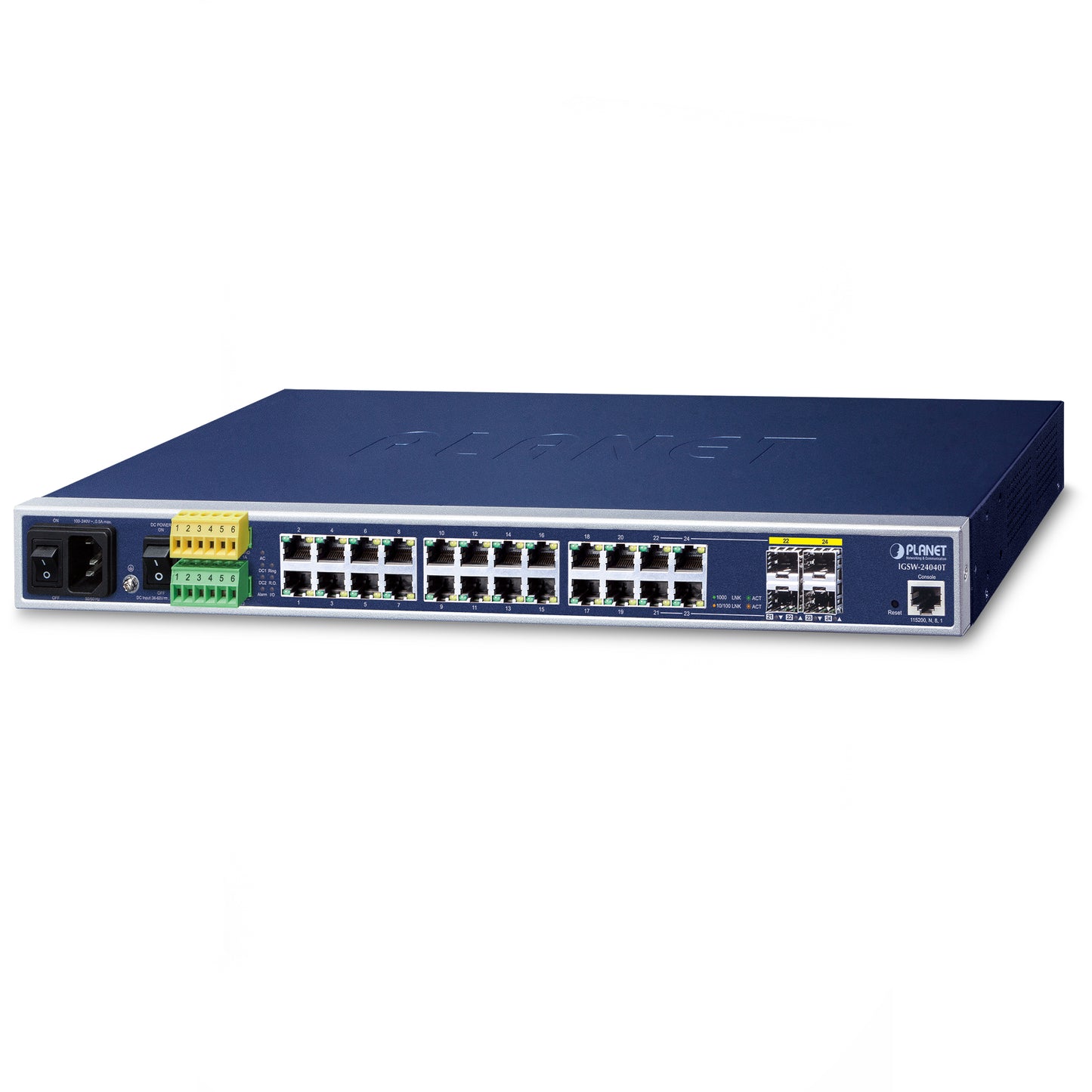 Industrial L2+ 20-Port Gigabit + 4-Port TP/SFP