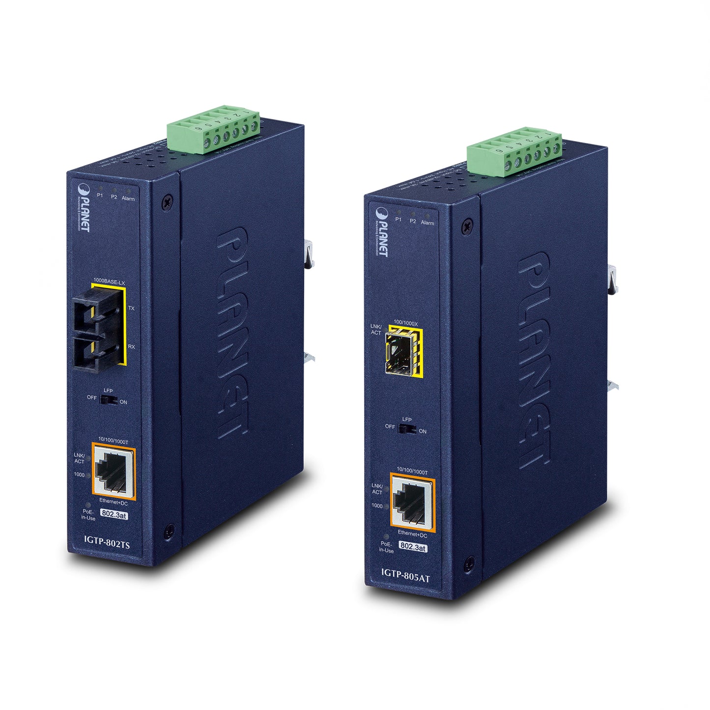 Industrial Gigabit SFP Media Converter