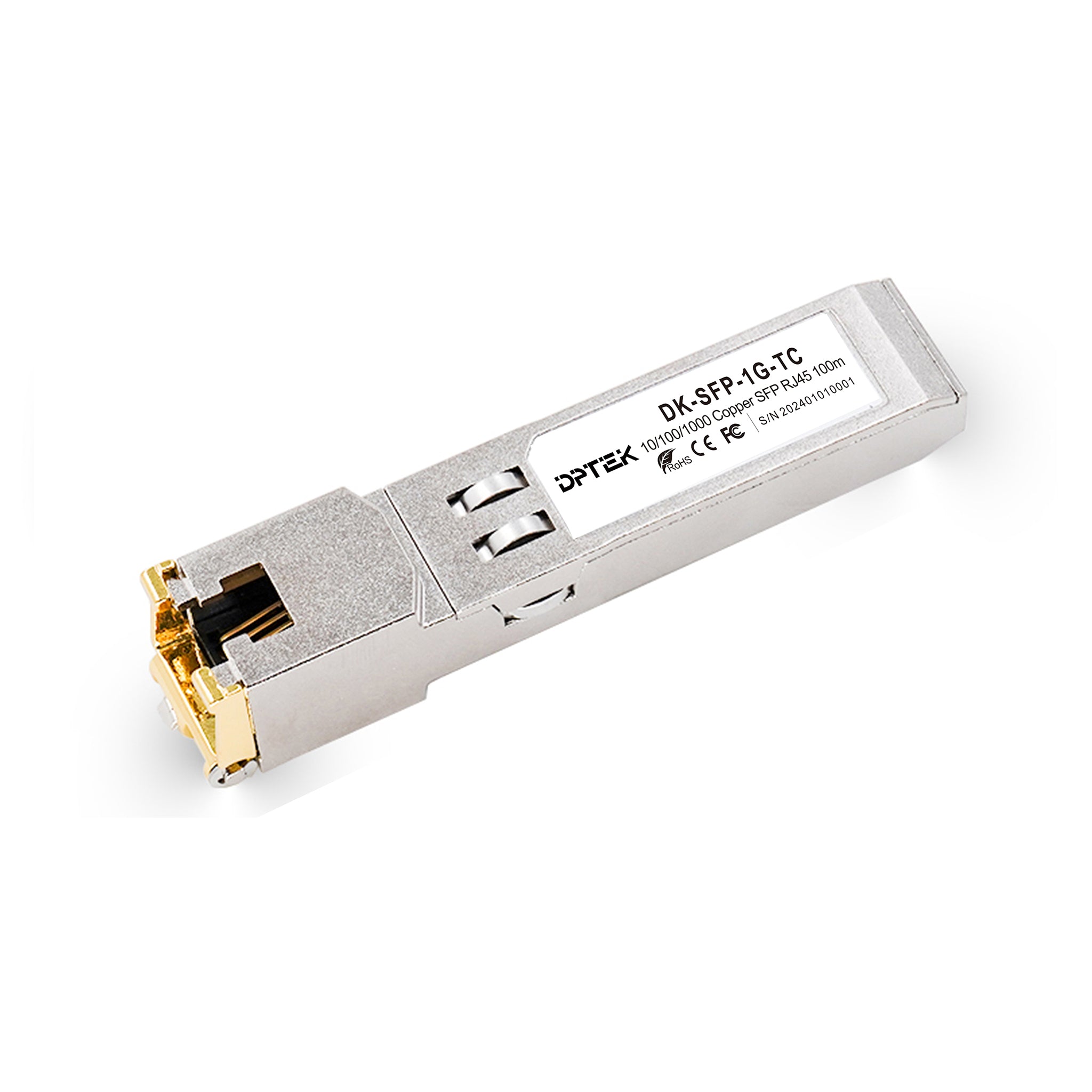 DPTEK 1-Port Gigabit Ethernet SFP Module – Cable Applications