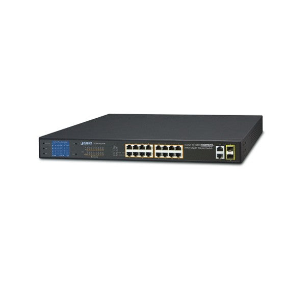 16-Port 10-100Mbps PoE + SFP Switch