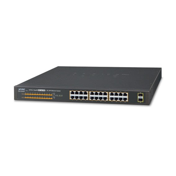 24-Port Gigabit PoE + SFP Switch