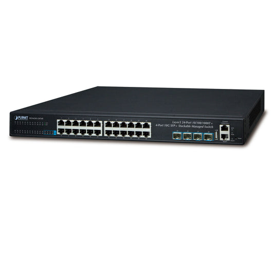 24-Port Managed Gigabit Switch + 10G Ports