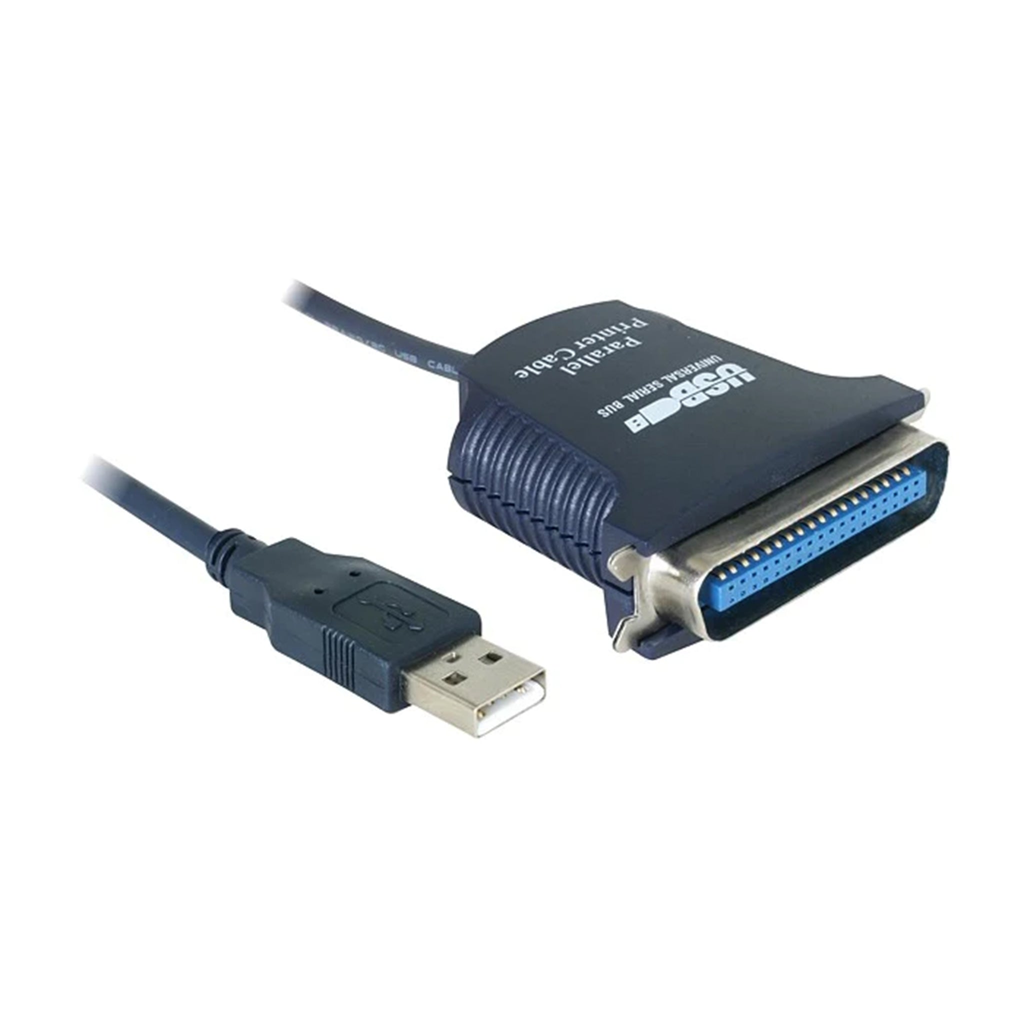 5ft USB To Mini-Centronics Parallel Adapter Cable – Connect Old Printers To New Computers – 36-Pin Male To USB A