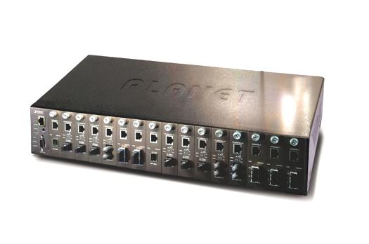 16-Slot Media Web Smart Converter Rack