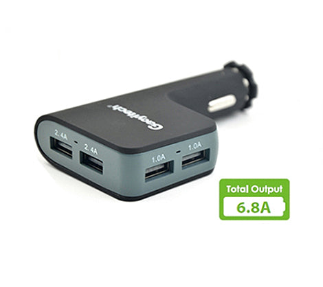 4-Port Car Charger 6.8A