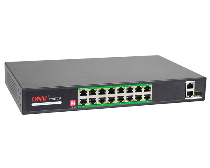 4-Port + 2-Port 10/100Mbps PoE Switch